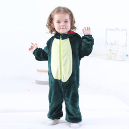 Кигуруми комбинезон детский на молнии - Дракон зеленый - Storyland фото 5