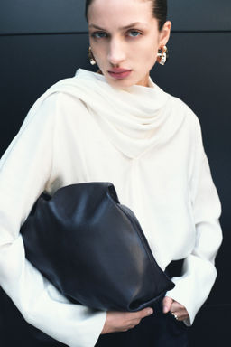 Blusa con cuello fular - H&m фото 3