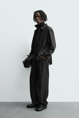 WASHED DENIM SHIRT - Zara фото 4