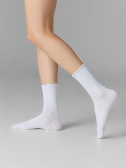 Носки женские белые в наборе, 3 пары - Mark formelle фото 3