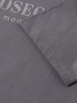 Футболка женская KAFTAN: Prosecco, серая, размер 44-46