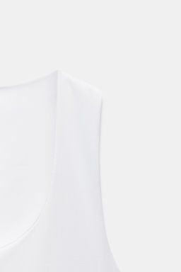 POLYAMIDE TOP WITH WIDE STRAPS - Zara фото 44