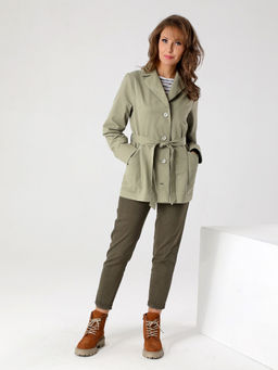 23136 Ветровка на подкладке св.оливковый