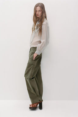 ZW COLLECTION CARGO TROUSERS - Zara фото 3