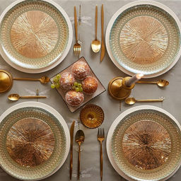 Скатерть «Этель» Vintage collection 149×180 см, 100% хлопок, саржа 190 г/м²