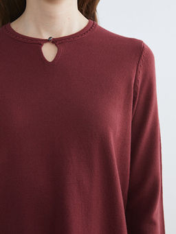 Bisiklet Yaka Kad?n Triko Kazak