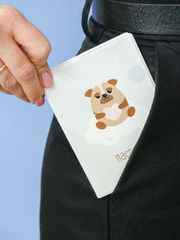 ОБЛОЖКА ДЛЯ ПАСПОРТА Space dog, плотность 600 мкм