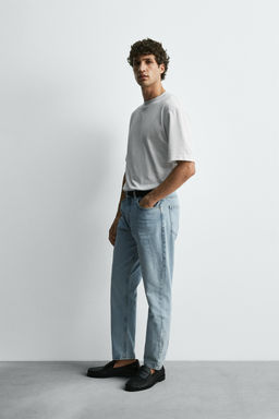 SLIM FIT TAPERED JEANS - Zara фото 4