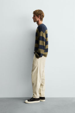 CARROT FIT CORDUROY TROUSERS - Zara фото 4