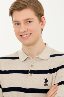 Мужской свитер из трикотажа Stone Melange - U.s. polo assn фото 14