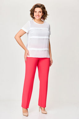 Блуза Swallow 803.2 черный+серебряный узор фото 436