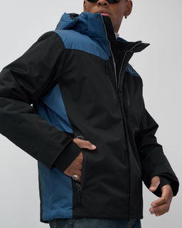 Горнолыжная куртка мужская зимняя черного цвета 7611Ch - Mtforce фото 5