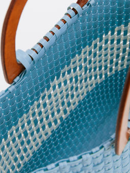 Сумка летняя с ручками LES TROPEZIENNES Артикул 2844785, голубой  фото 5