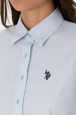 Kad_n A__k Mavi Uzun Kollu Basic G_mlek Sepette S_rpriz _ndirim - U.s. polo assn фото 7