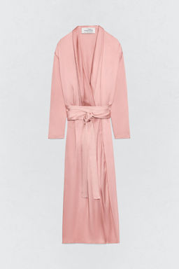 SOSHIOTSUKI X ZARA SATIN BELTED DRESS  фото 6