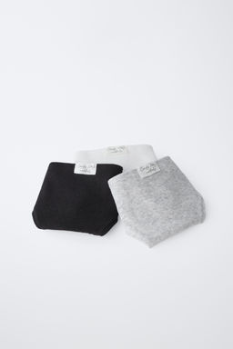 9-14 A?OS/ PACK TRES BRAGUITAS ETIQUETA / Blanco / Negro - Zara фото 6