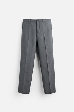 HOUNDSTOOTH SUIT TROUSERS - Zara фото 5
