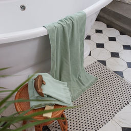 Полотенце махровое Love Life Fringe, 30х60 см, цвет оливковый, 100% хлопок, 380 гр/м2 - Lovelife фото 5