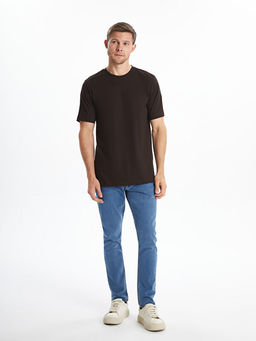 Bisiklet Yaka Penye Erkek Ti??rt