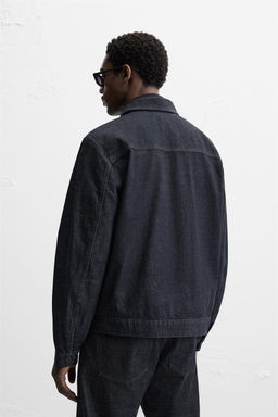 SELVEDGE DENIM OVERSHIRT - Zara фото 6