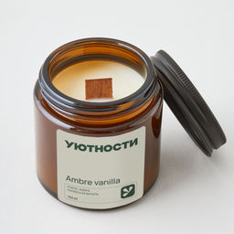 Свеча ароматическая 100мл Ambre vanilla