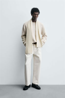 WOOL BLEND BUTTONED JUMPER