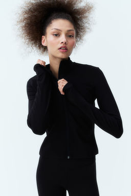 Chaqueta de deporte en SoftMove con cremallera
