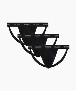 ATLANTIC 3BMP-1571 Трусы джоки Basic - набор 3 шт. черный  фото 2