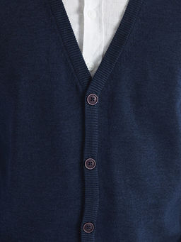 Standart Kal?p V Yaka Erkek Triko H?rka