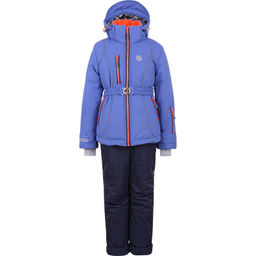 RODOS Утеплённый костюм для девочки зима М-215 Васильковый/Синий