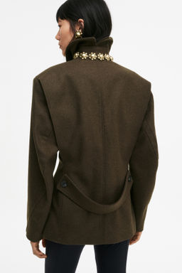 Chaqueta en mezcla de lana - H&m фото 7