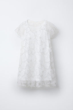 TULLE DRESS WITH BEADING - Zara фото 2