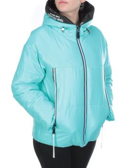 8278 TURQUOISE Куртка демисезонная женская BAOFANI (100 гр. синтепон)