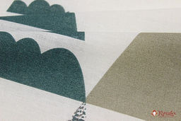 Поплин Крупный треугольный пэчворк, ш.2.2м, хлопок-100%, 115гр/м.кв - Купава фото 2