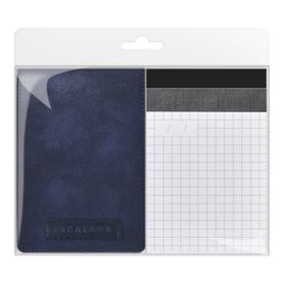 Записная книжка + один сменный блок (набор подарочный), А7+, арт. 57575/ 30 ТИВОЛИ СИНИЙ
