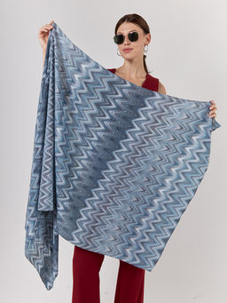 Большой, мягкий, тонкий и очень нежный двусторонний палантин с рисунком - Tantino фото 7