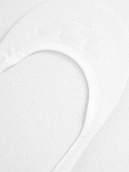 Цена за 5 пар! Женские ажурные подследники белого цвета с нанесением силикона - Mark formelle фото 5