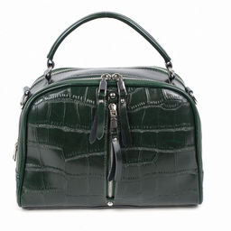 Женская кожаная сумка через плечо под крокодила 0171-6 - Cidirro фото 2