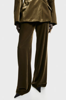 Pantal?n bootcut de terciopelo - H&m фото 5