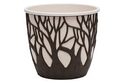 Кашпо 3,0/3,5 л Форест, арт. КШ-0973, 0974, 0975, 0976, 0977, 0978,0979,0980, 0981, 0982, 0983.... - Полимербыт фото 3