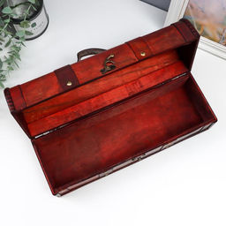 Шкатулка подарочная под бутылку «Средневековье», дерево, 11.5×34.5×13 см