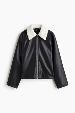 Chaqueta con cuello de borreguito - H&m фото 2