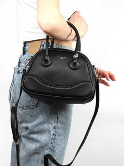 Сумка женская искусственная кожа DJ-CM 6966-BLACK, 1отд, плечевой ремень, черный SALE 261520 - Adelia фото 10