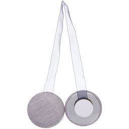 Цена за 4 шт. Подхват для штор на магните "Классика серый" 5см S1887