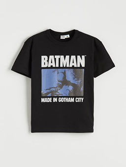 Batman Bask?l? Erkek ?ocuk Ti??rt