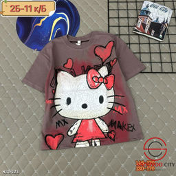 Футболка для девочки с рисунком