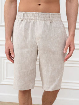 Шорты мужские Лен Графит - Modamica фото 14