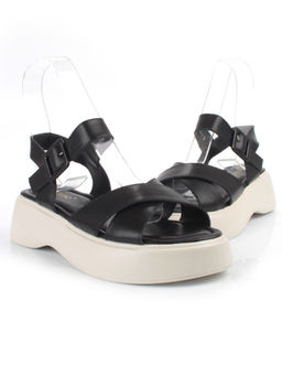 08-PEY256-2 BLACK Босоножки женские (натуральная кожа) - Фабричный китай фото 12