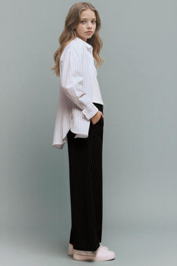 Wide Leg Pantolon K_z _ocuk - Defacto фото 4