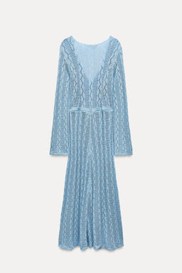 POINTELLE KNIT DRESS - Zara фото 7
